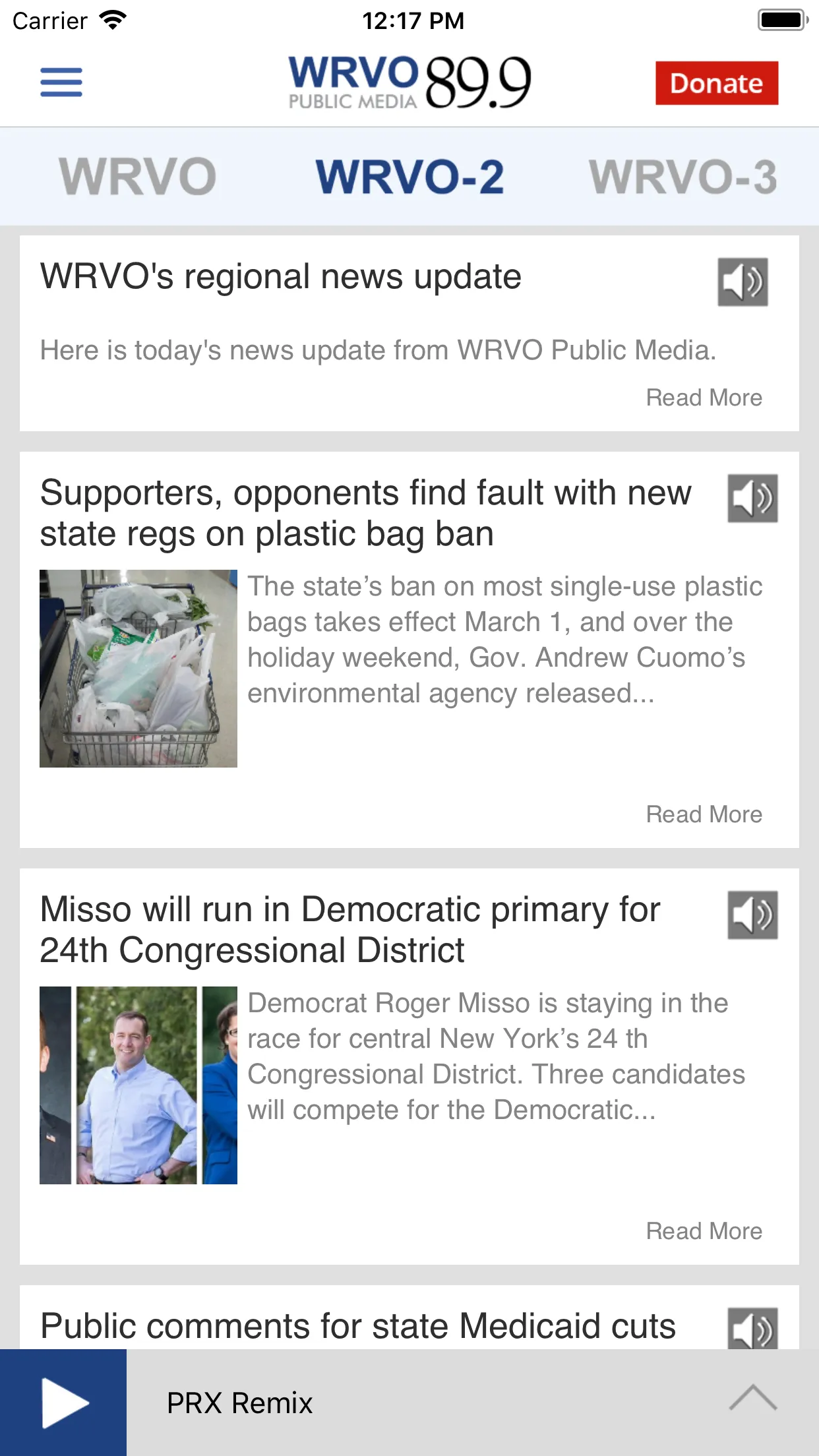 WRVO Public Media App | Indus Appstore | Screenshot