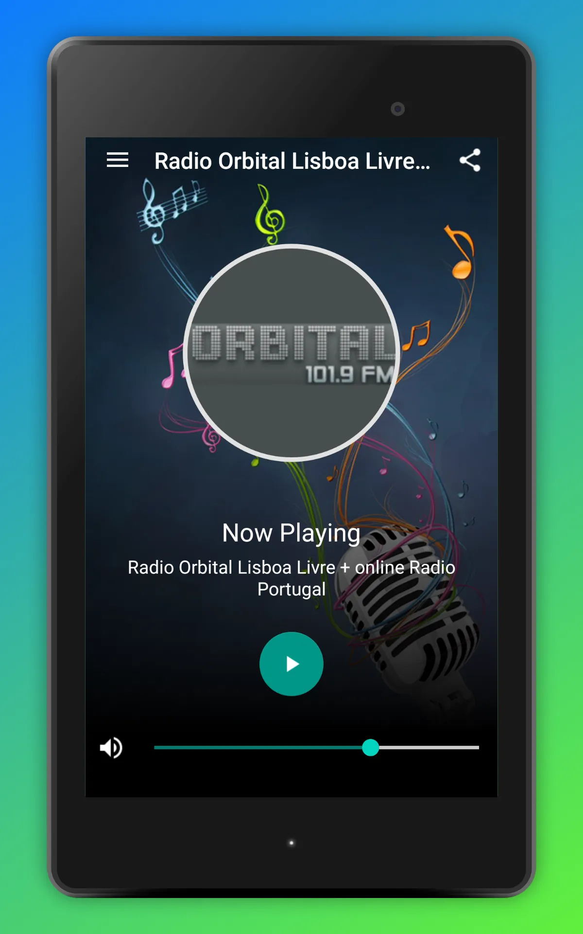 Radio Orbital FM Lisboa App | Indus Appstore | Screenshot