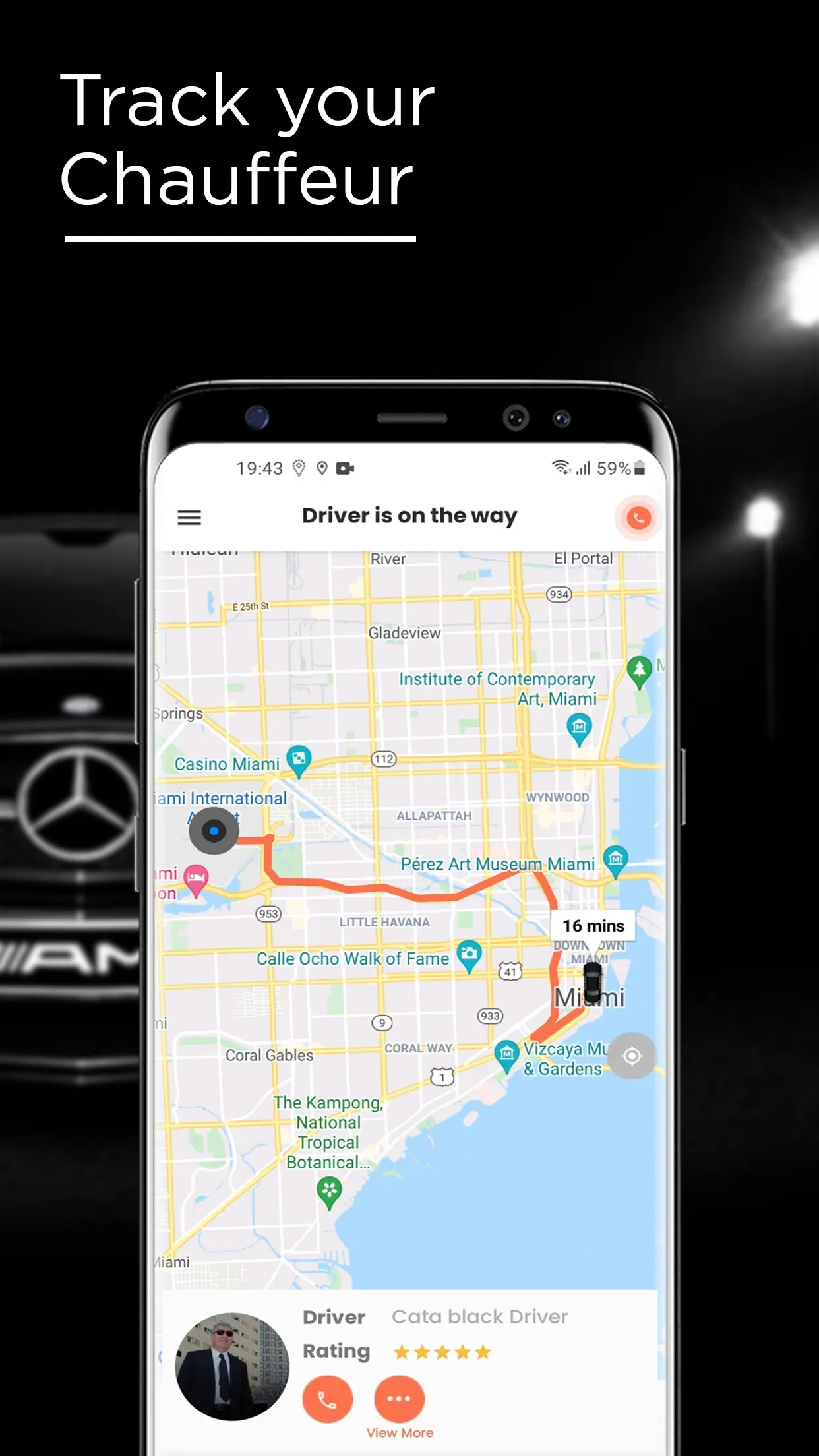 Cata Black Car- Chauffeurs MIA | Indus Appstore | Screenshot
