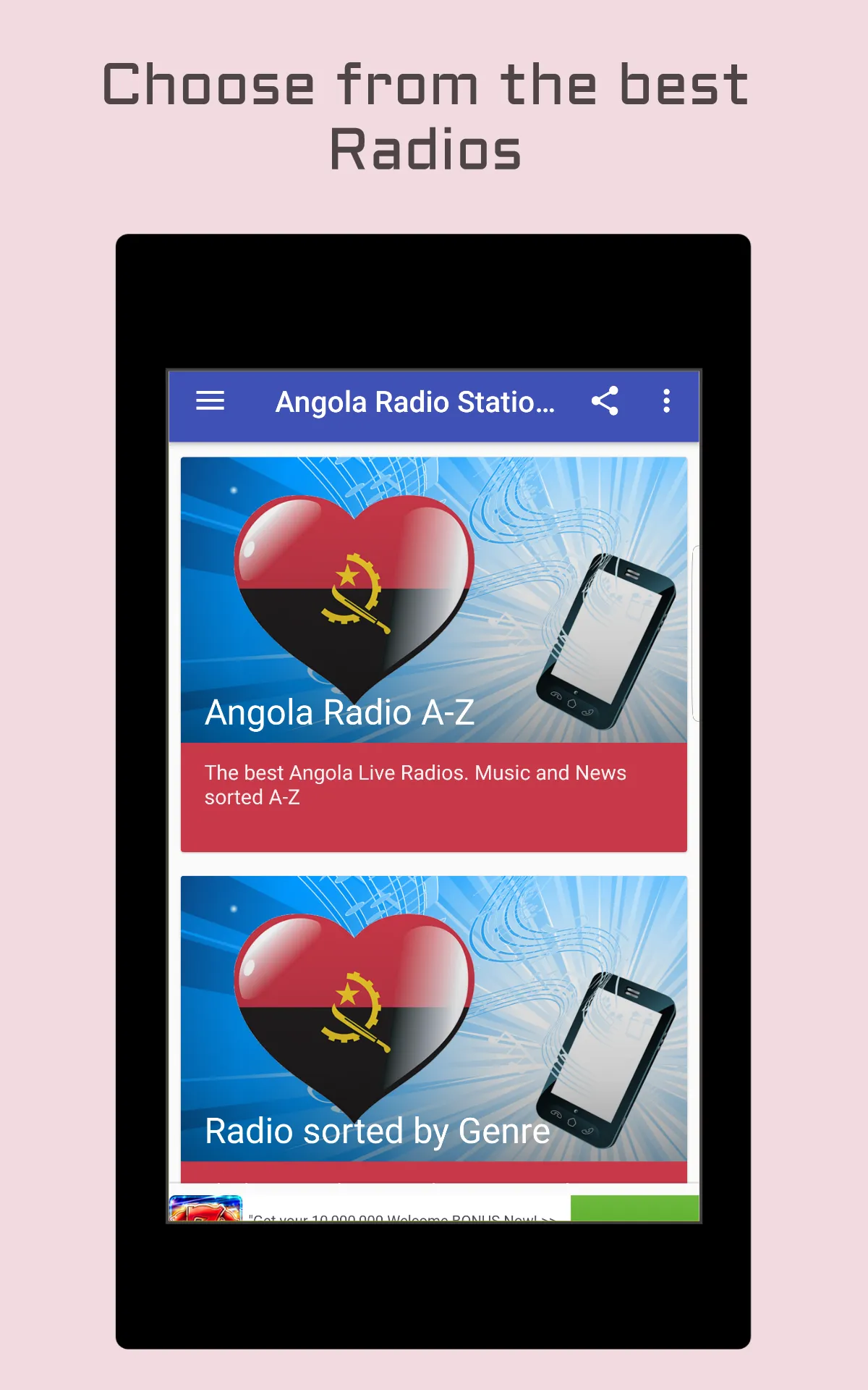 Angola Radio Stations | Indus Appstore | Screenshot