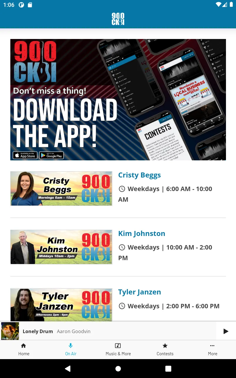 900 CKBI Saskatchewan | Indus Appstore | Screenshot