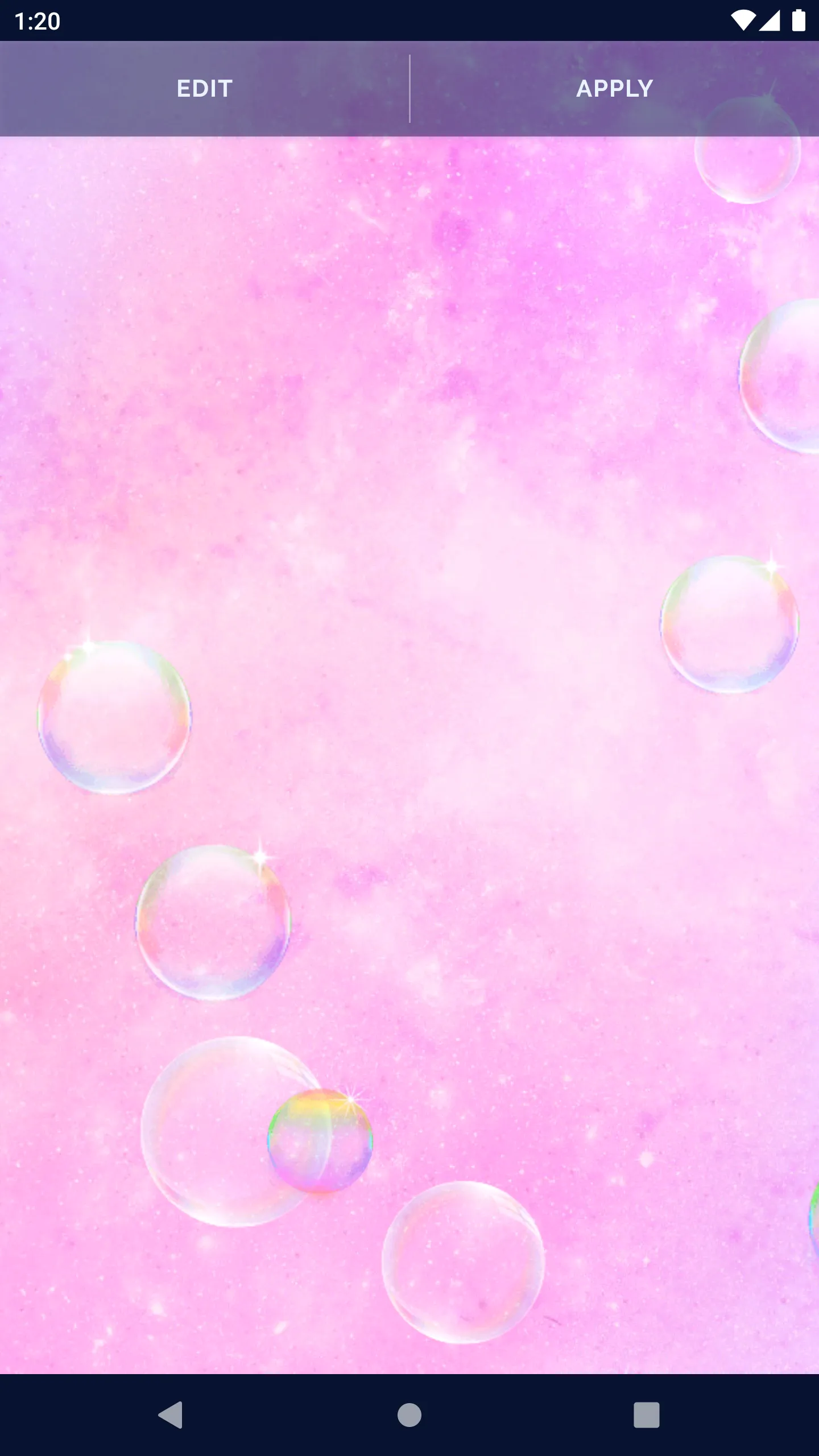 Soap Bubble Live Wallpaper | Indus Appstore | Screenshot