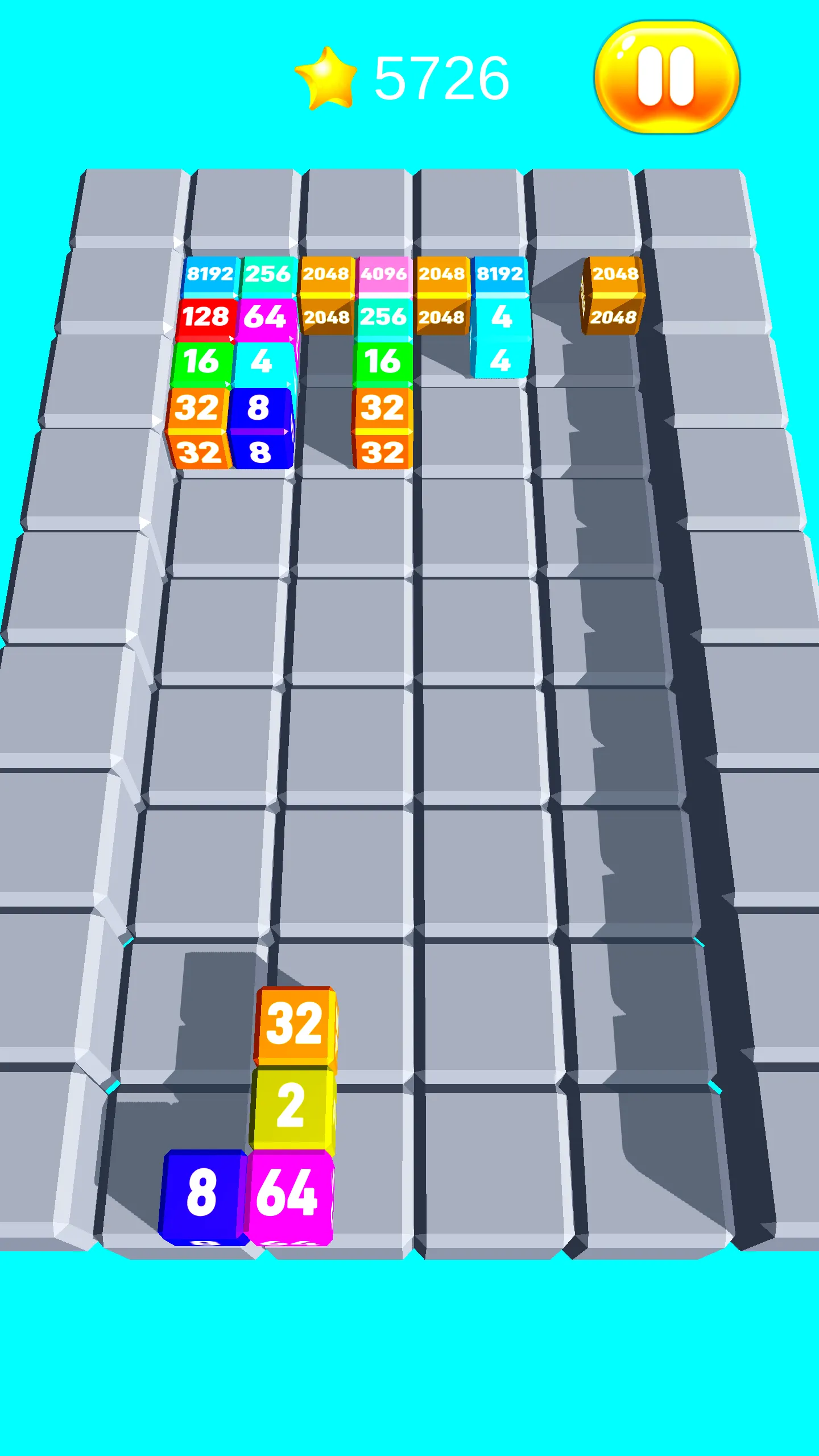 Chain Cube Merge 2048 | Indus Appstore | Screenshot