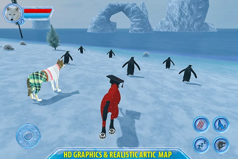 Arctic Wolf Sim 3D | Indus Appstore | Screenshot