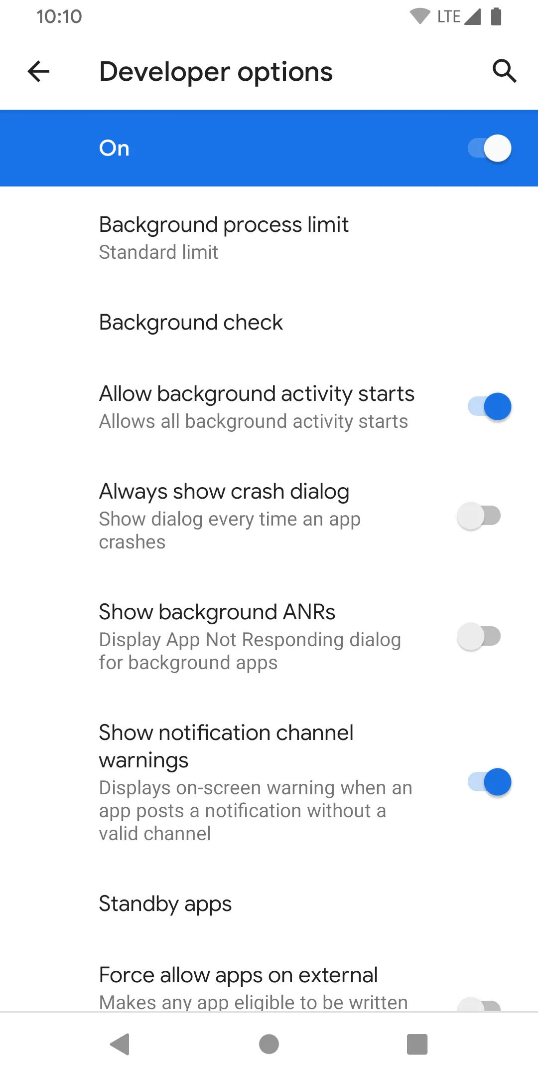 Developer Options Shortcut | Indus Appstore | Screenshot