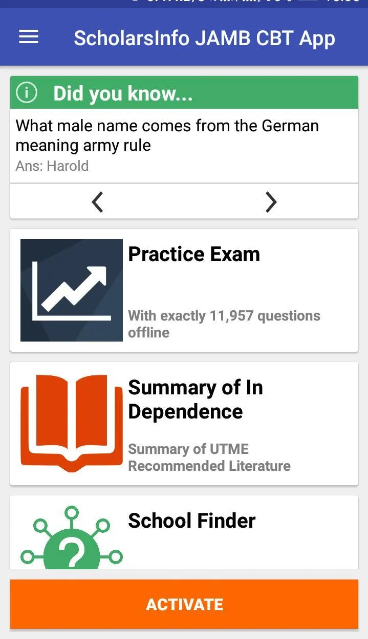 JAMB CBT Practice App 2023 | Indus Appstore | Screenshot