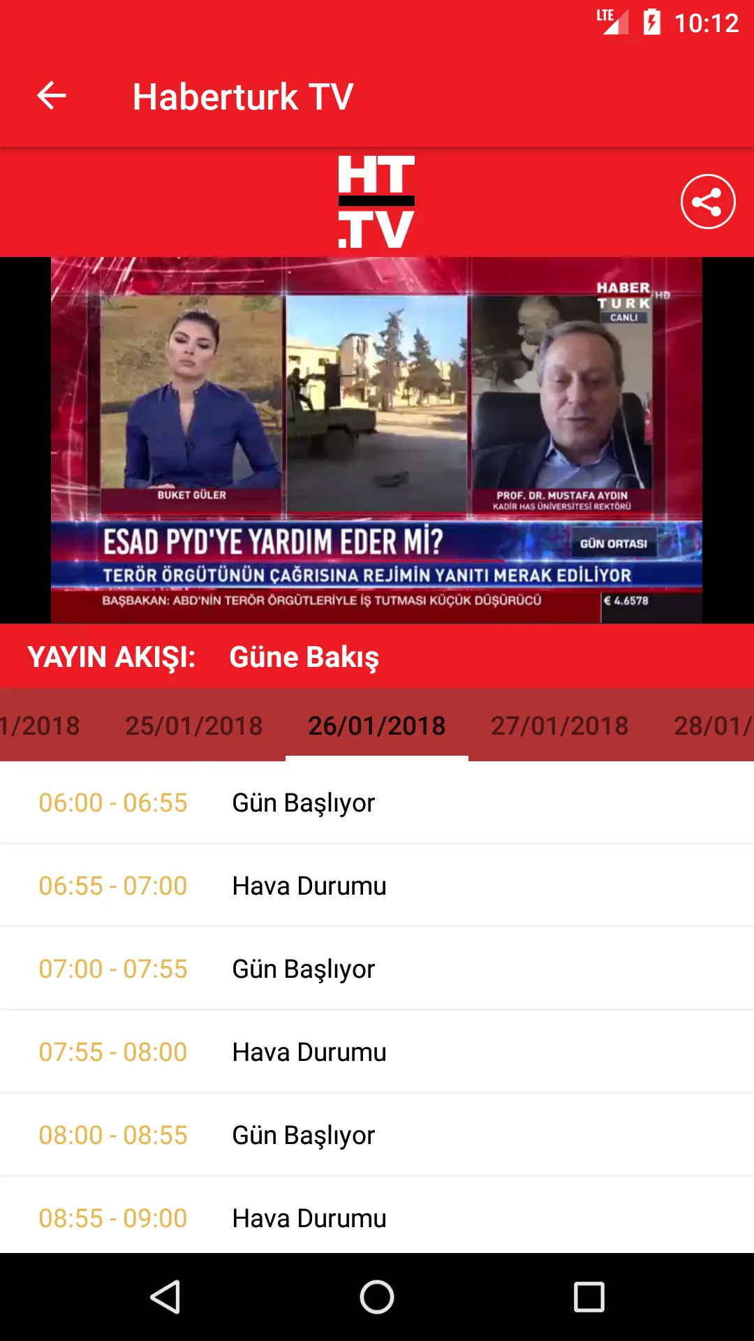 Haberturk TV | Indus Appstore | Screenshot