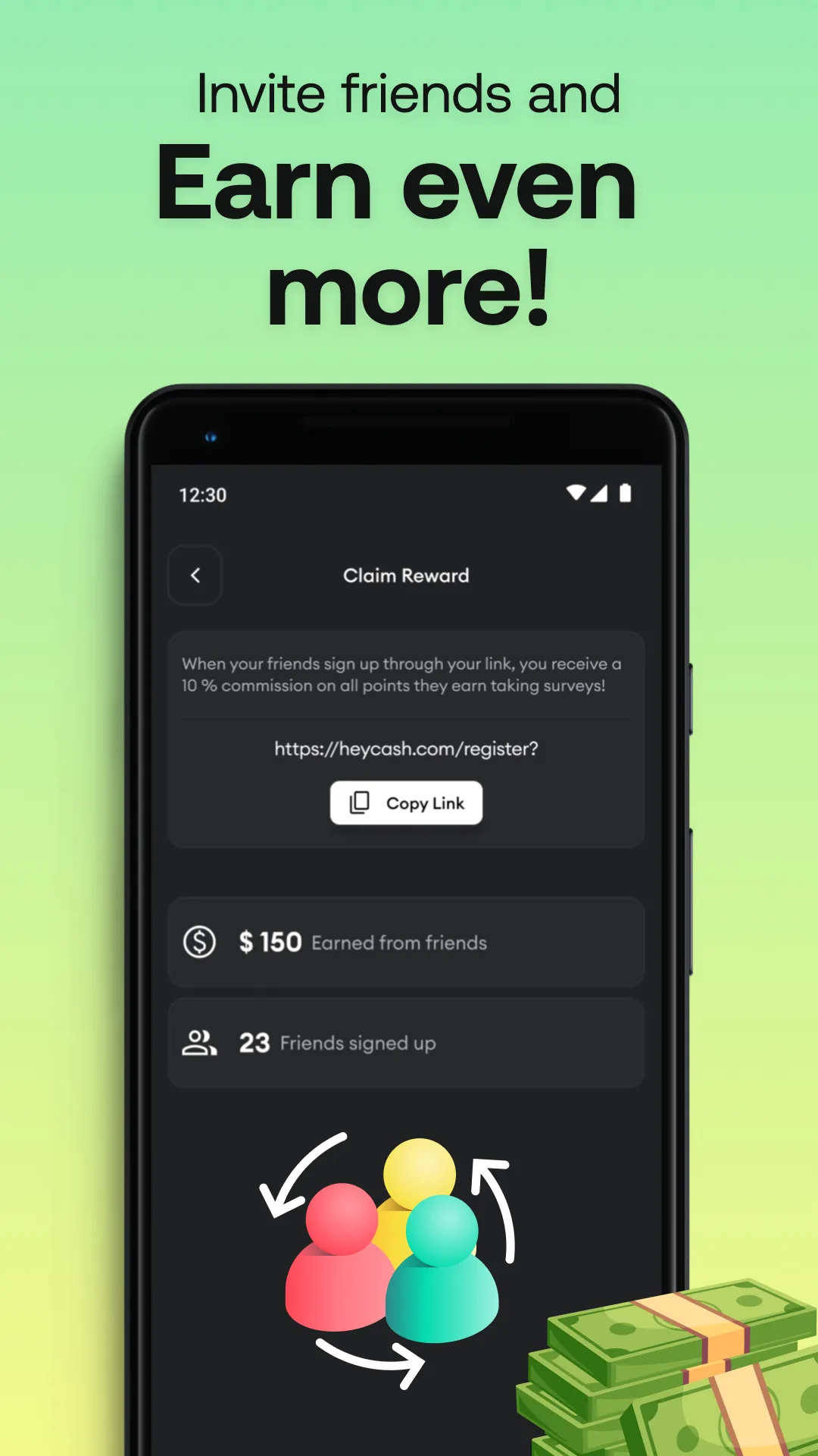 HeyCash: Surveys for Money | Indus Appstore | Screenshot