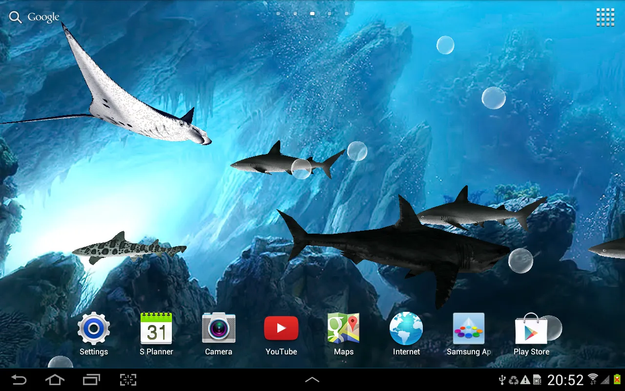 3D Sharks Live Wallpaper Lite | Indus Appstore | Screenshot