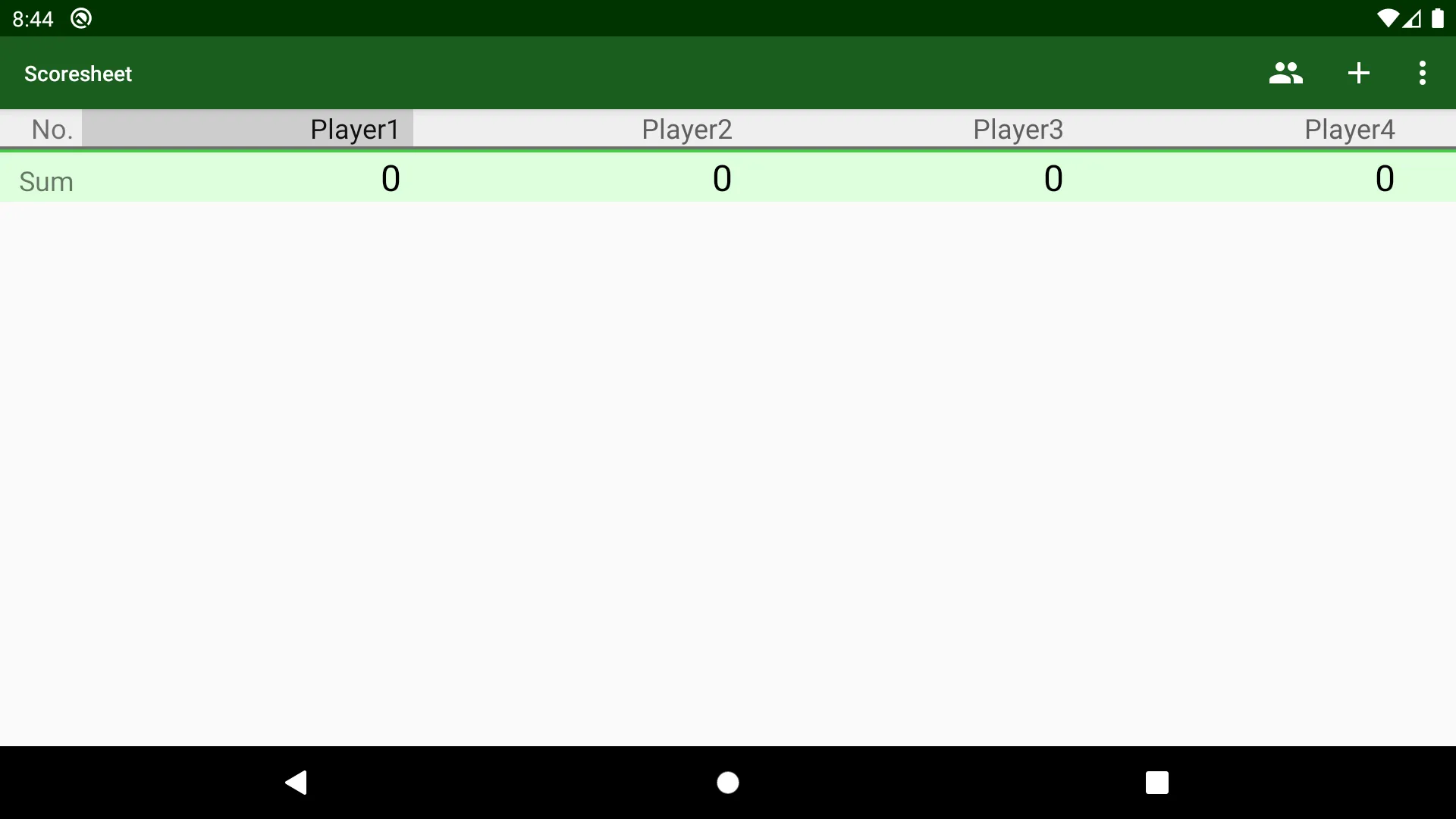 Simple Score Sheet | Indus Appstore | Screenshot