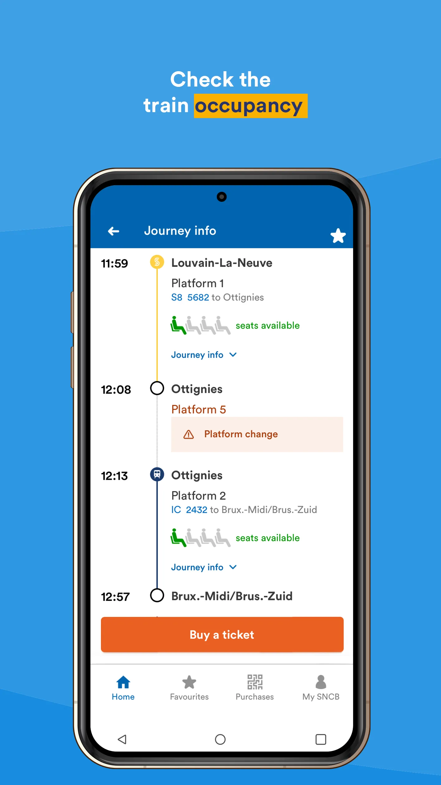 SNCB/NMBS: Timetable & tickets | Indus Appstore | Screenshot