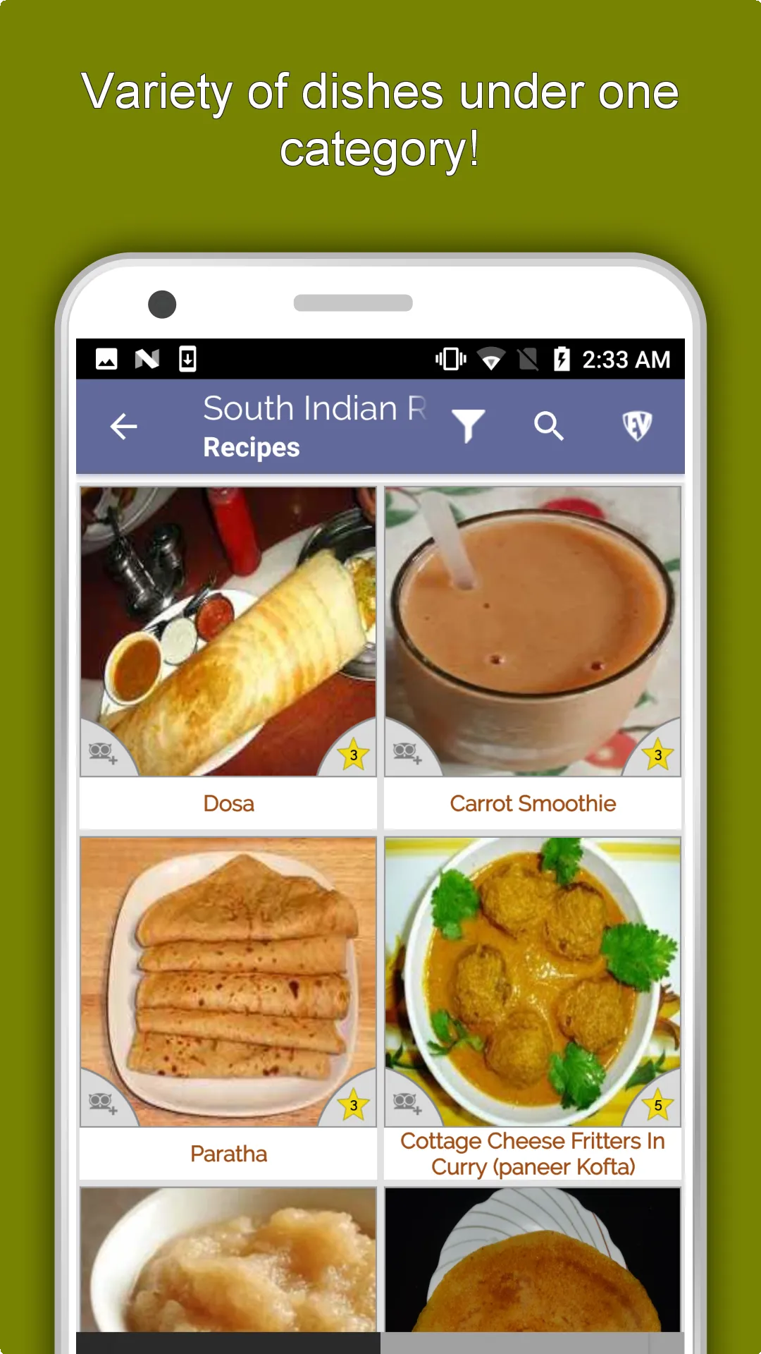 All South Indian Food Recipes | Indus Appstore | Screenshot