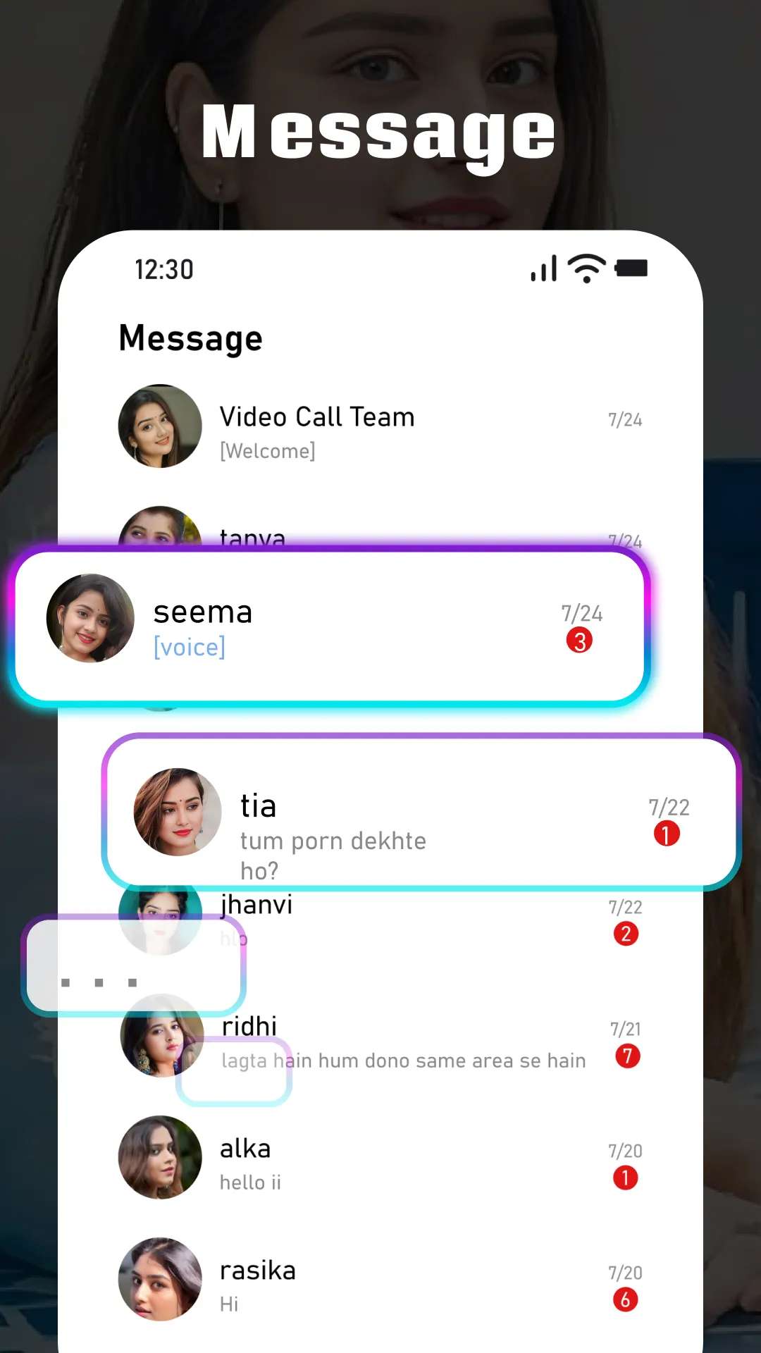 PyaarChat-Indian Girls Calling | Indus Appstore | Screenshot