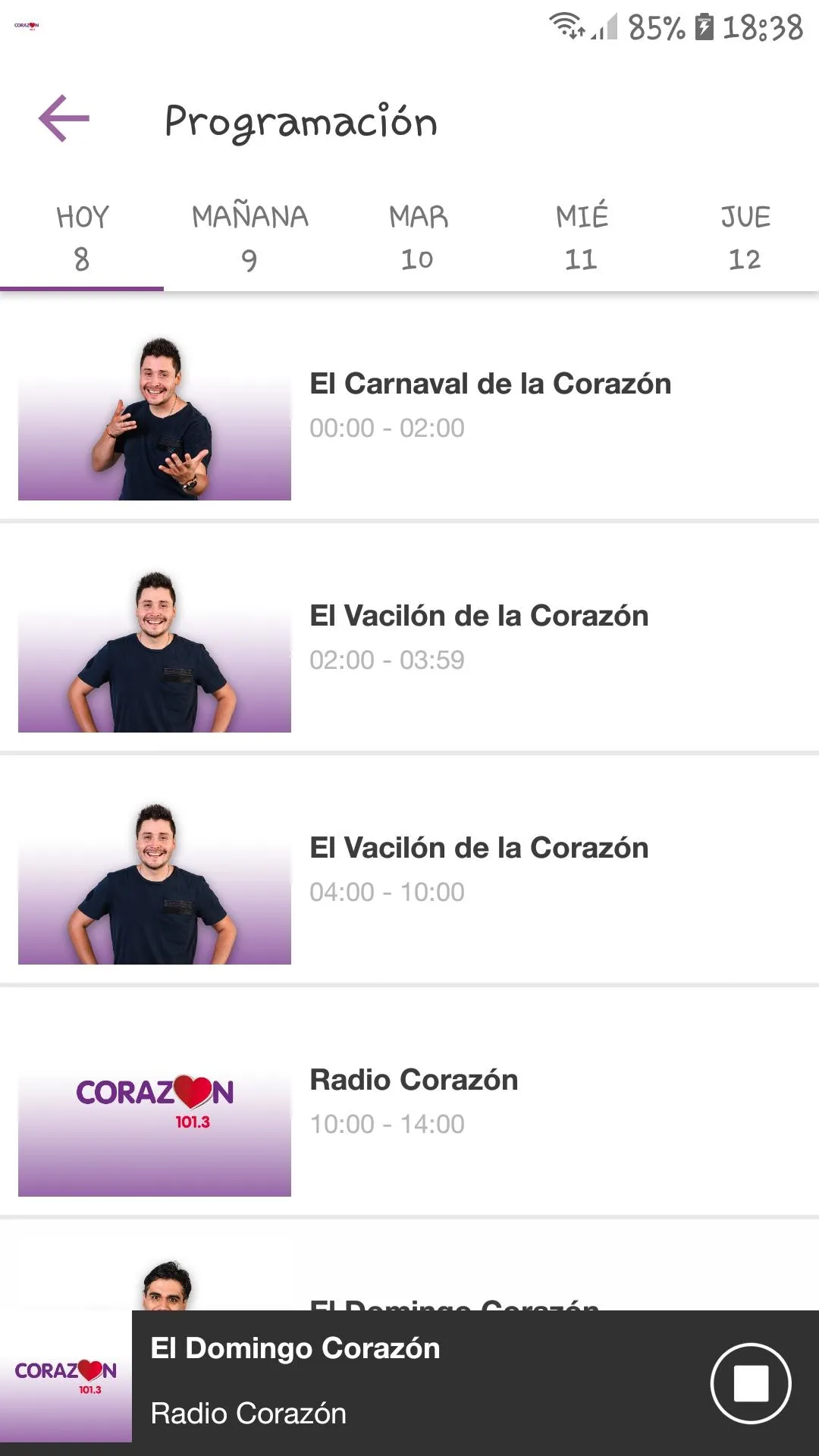 Radio Corazón | Indus Appstore | Screenshot