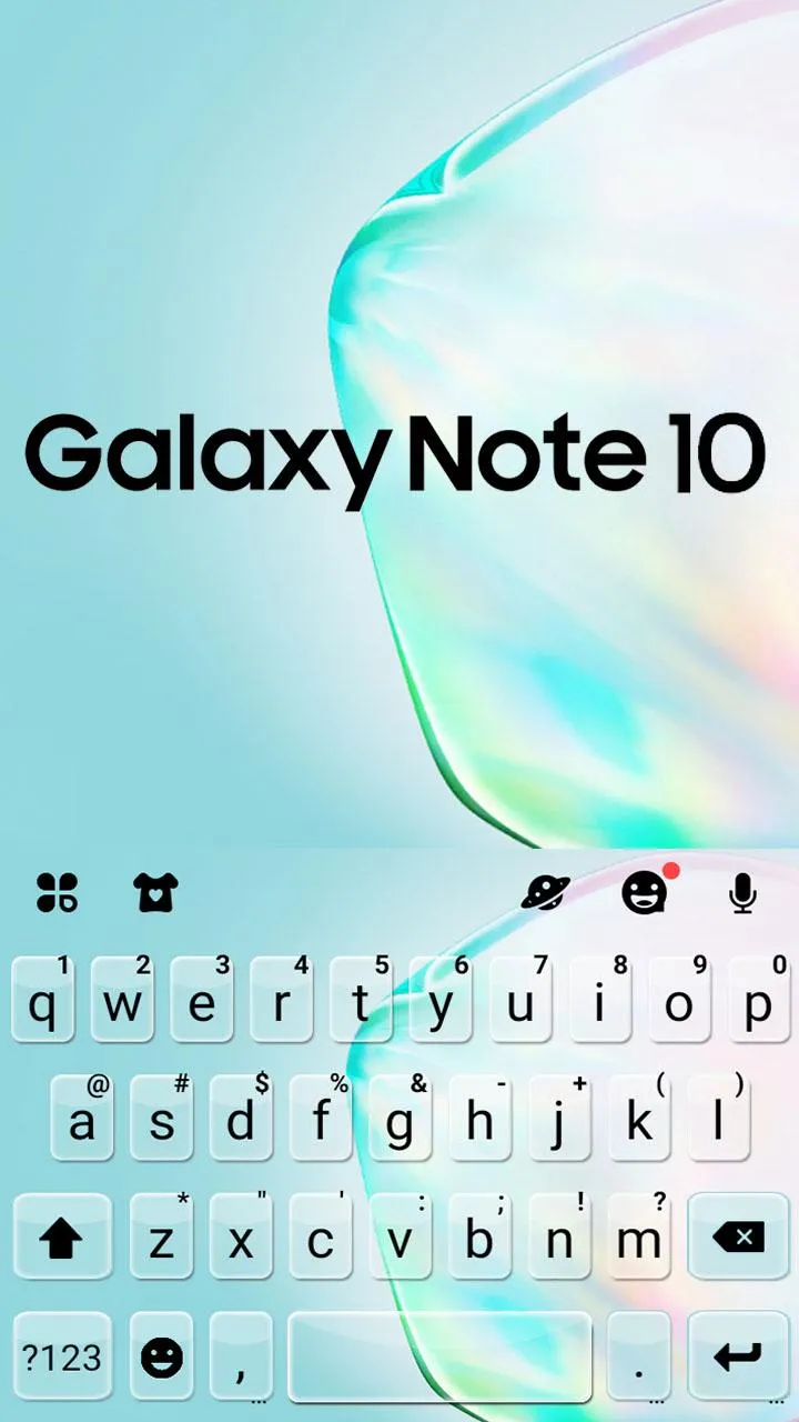 Galaxy Note 10 Keyboard Theme | Indus Appstore | Screenshot