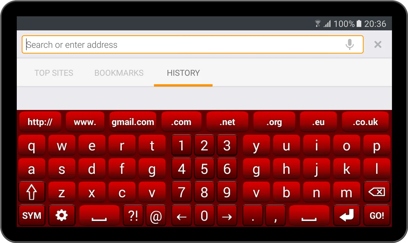 Red Keyboard | Indus Appstore | Screenshot