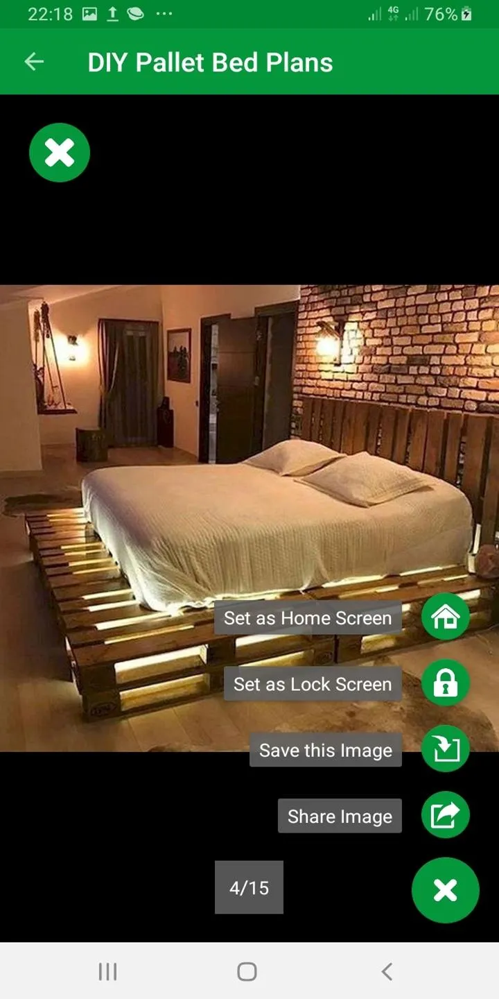 DIY Pallet Bed Plans Ideas | Indus Appstore | Screenshot