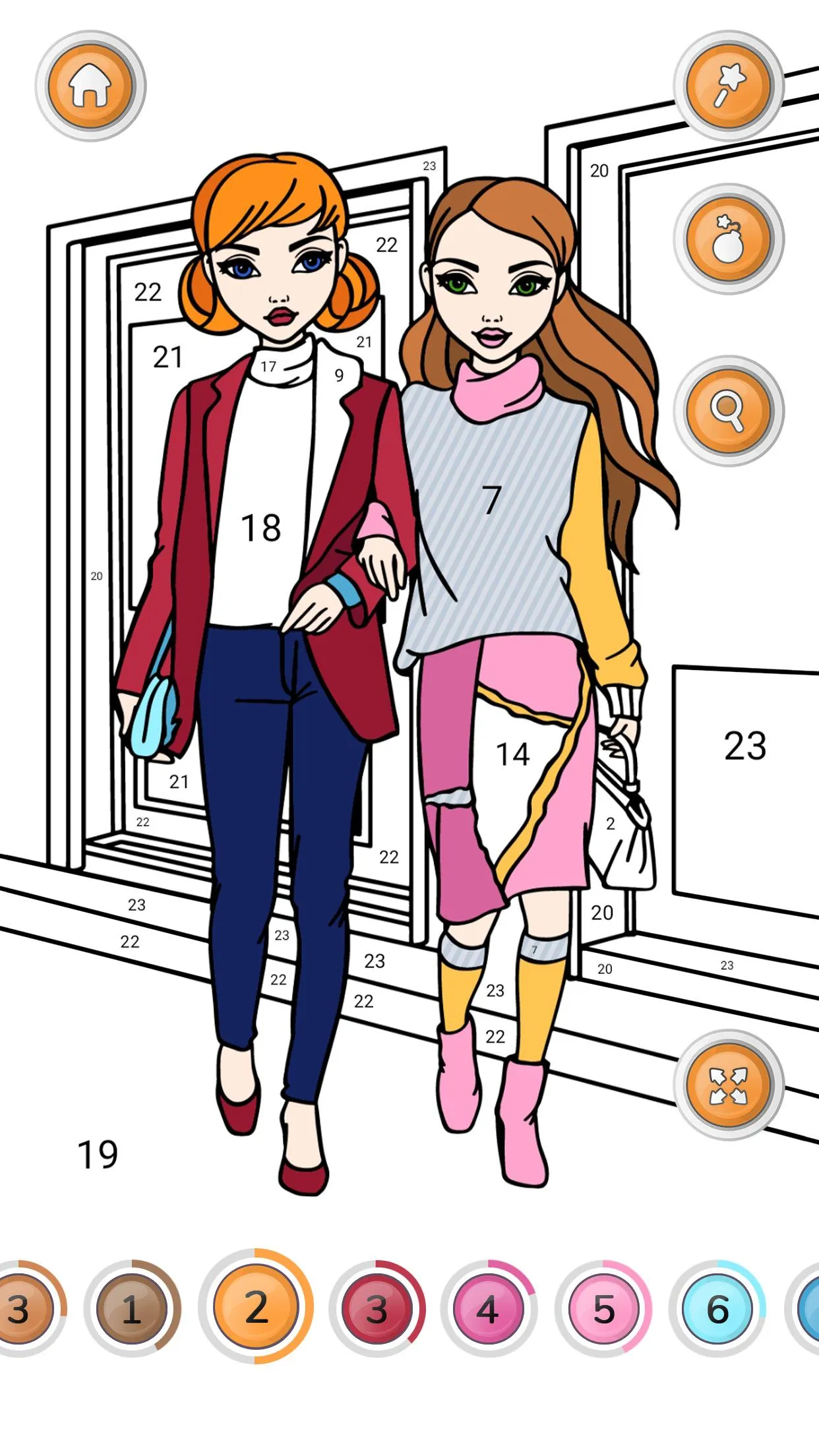 Girls Coloring Book for Girls | Indus Appstore | Screenshot