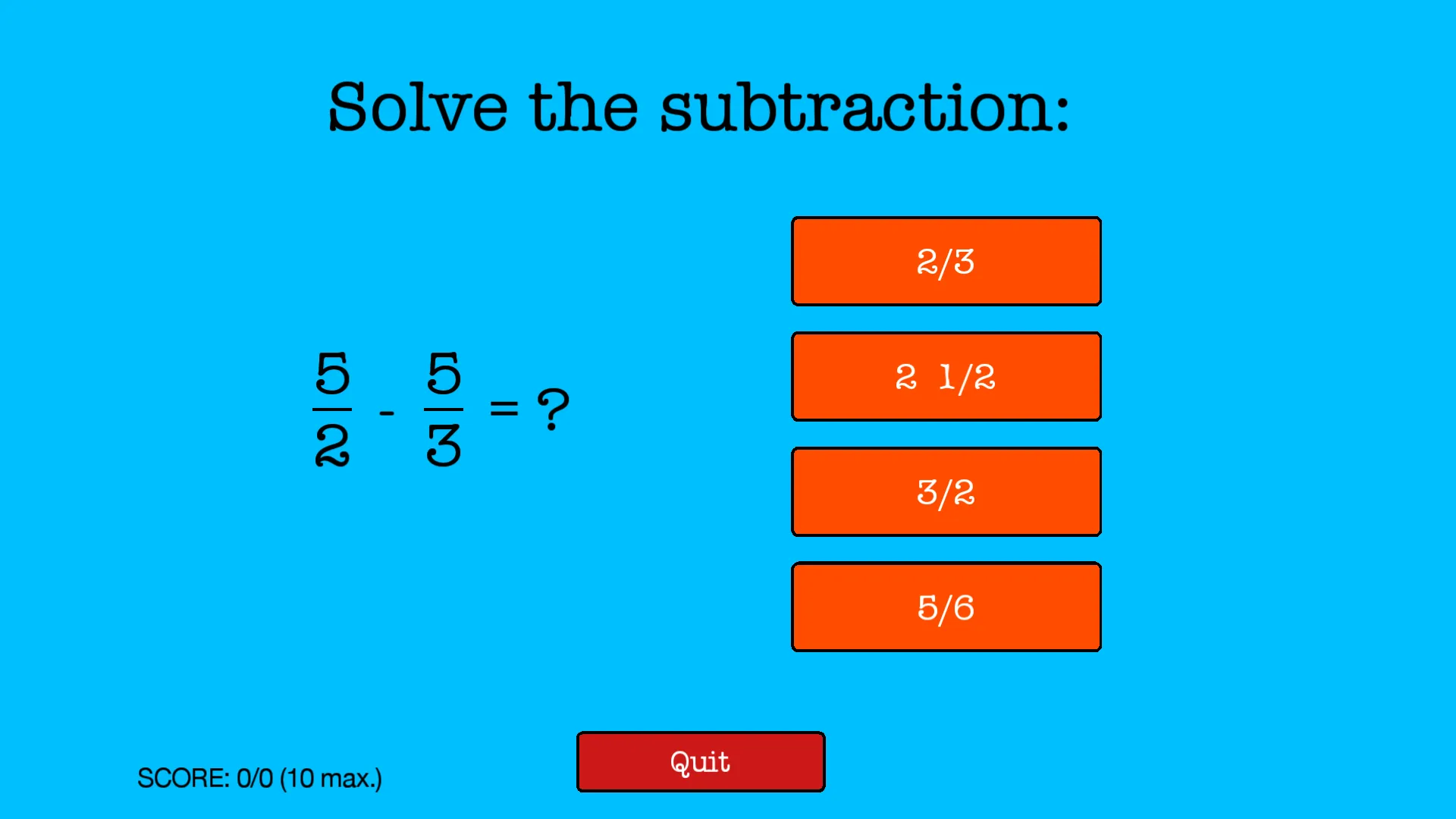 Fractions To Go | Indus Appstore | Screenshot