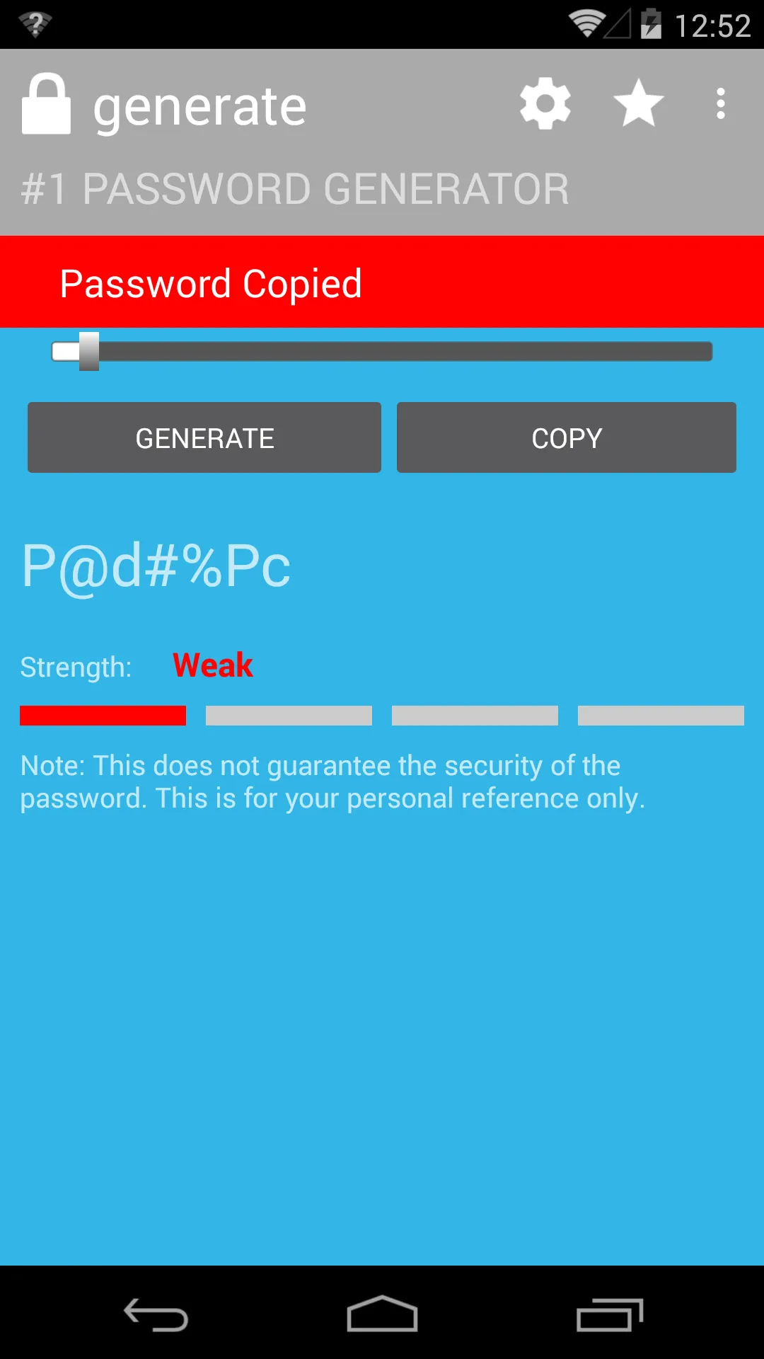 Password Generator | Indus Appstore | Screenshot