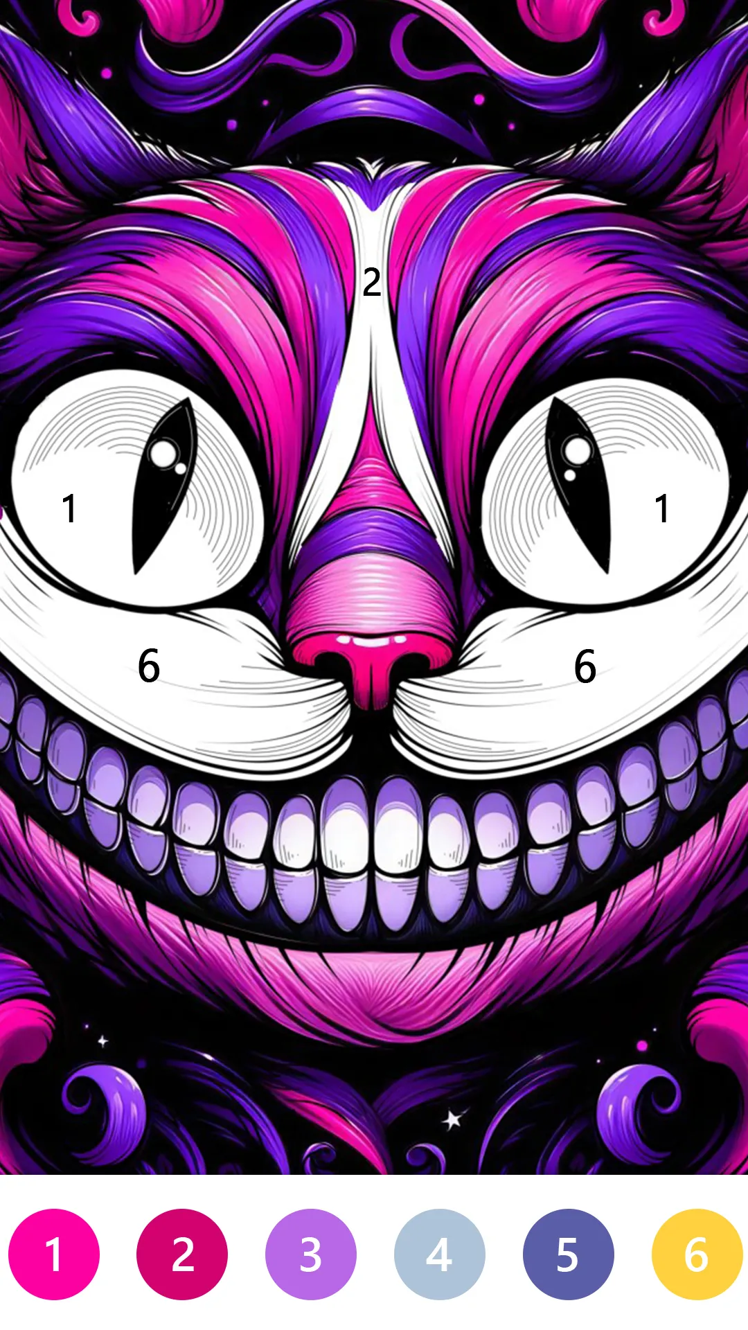 Macabre Color Paint By Number | Indus Appstore | Screenshot