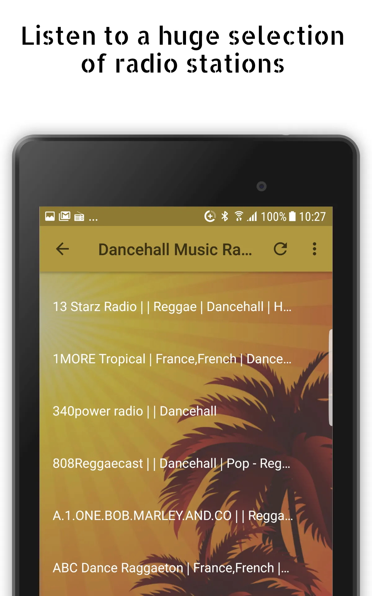 Dancehall Music Radio Stations | Indus Appstore | Screenshot