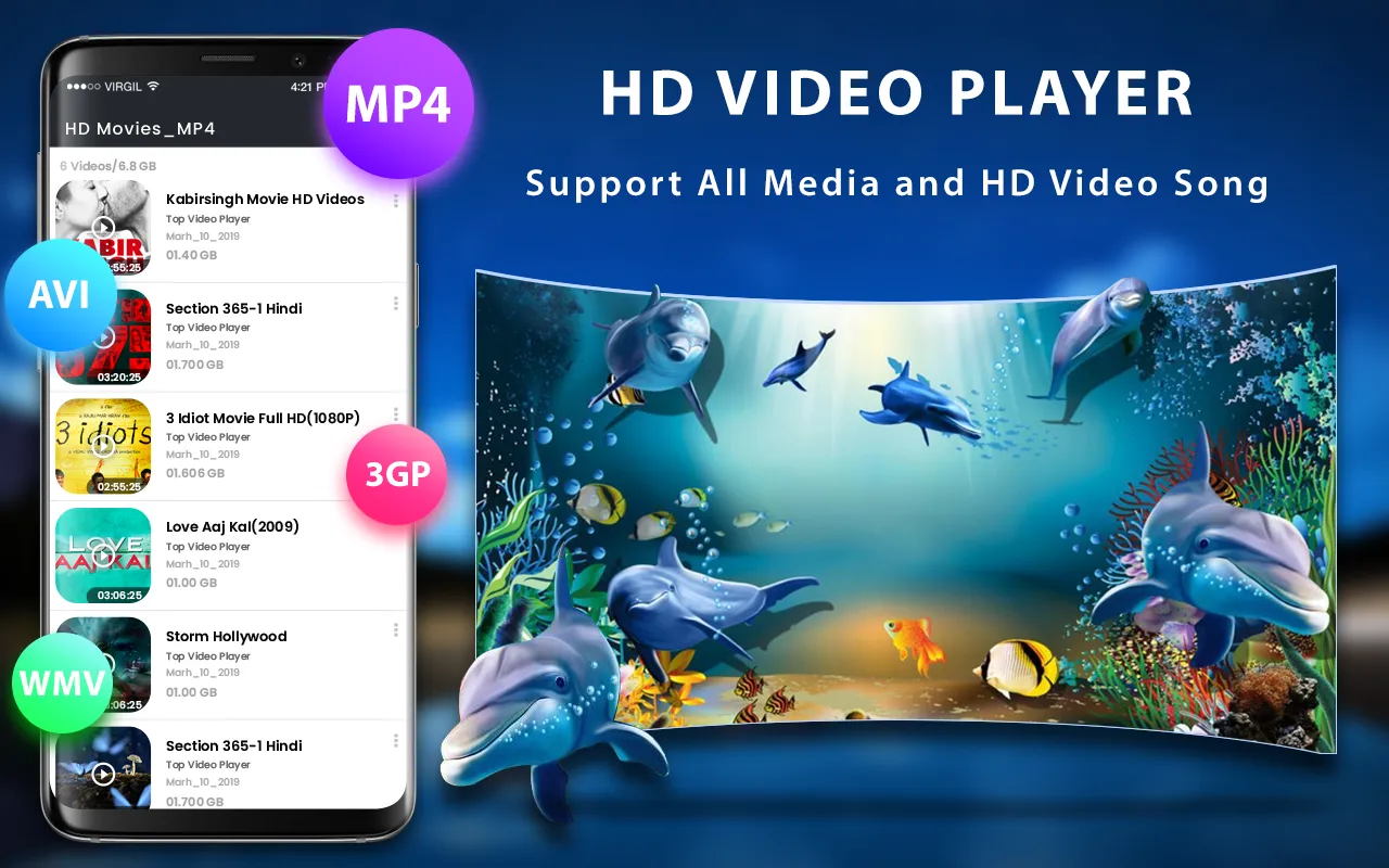 Video Player - MP4 Player | Indus Appstore | Screenshot