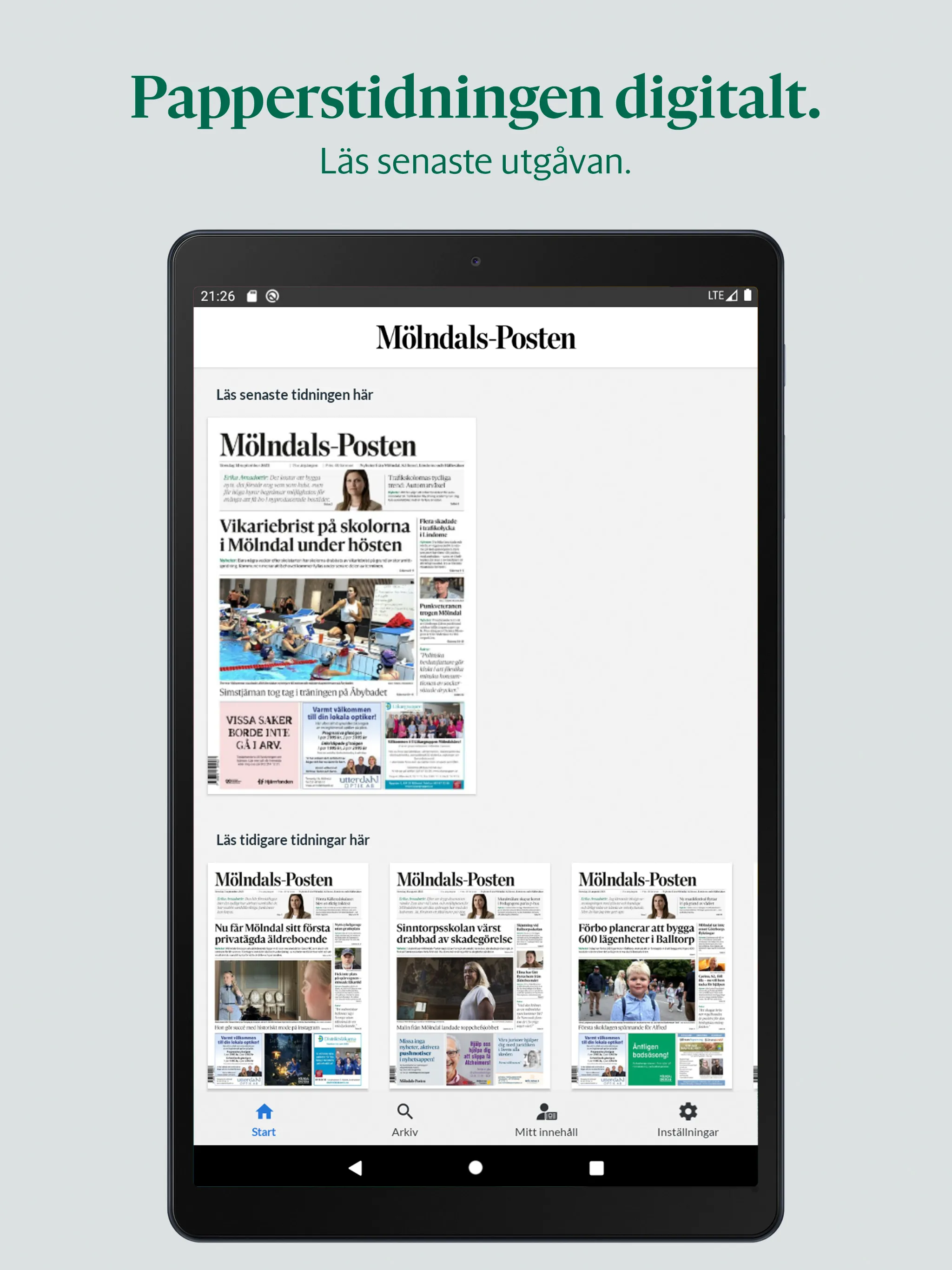 Mölndals-Posten e-tidning | Indus Appstore | Screenshot