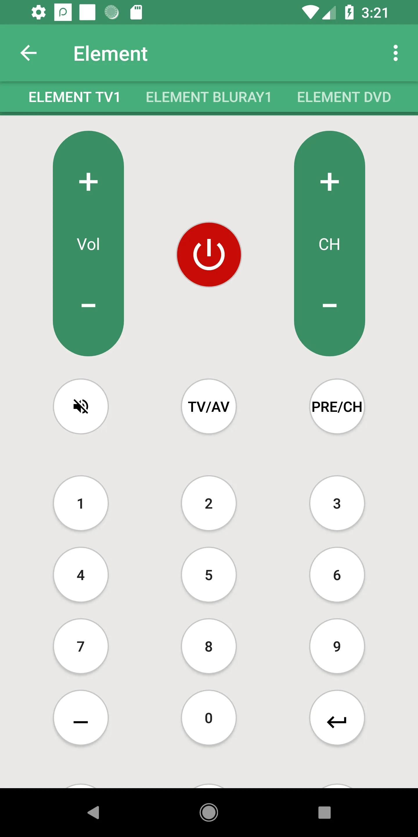 Element TV Remote | Indus Appstore | Screenshot