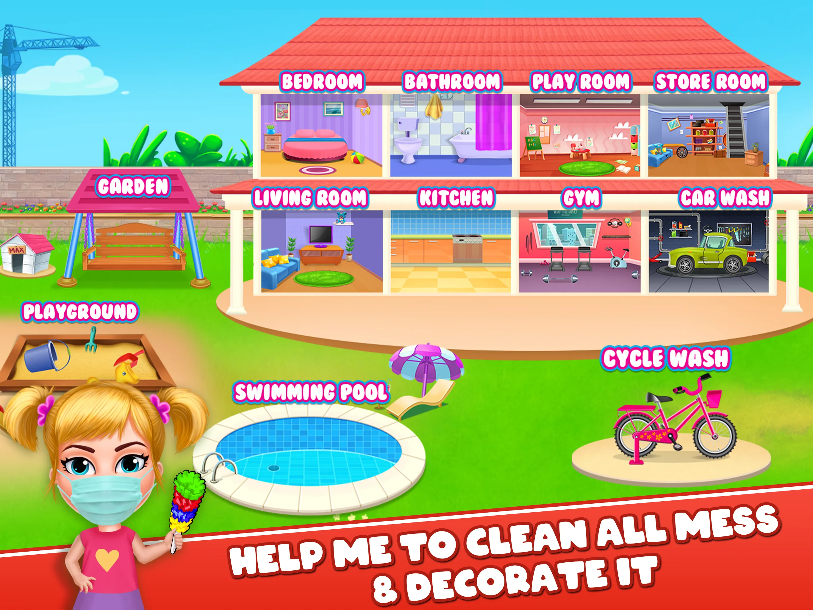 Big Home Makeover - Girl Games | Indus Appstore | Screenshot