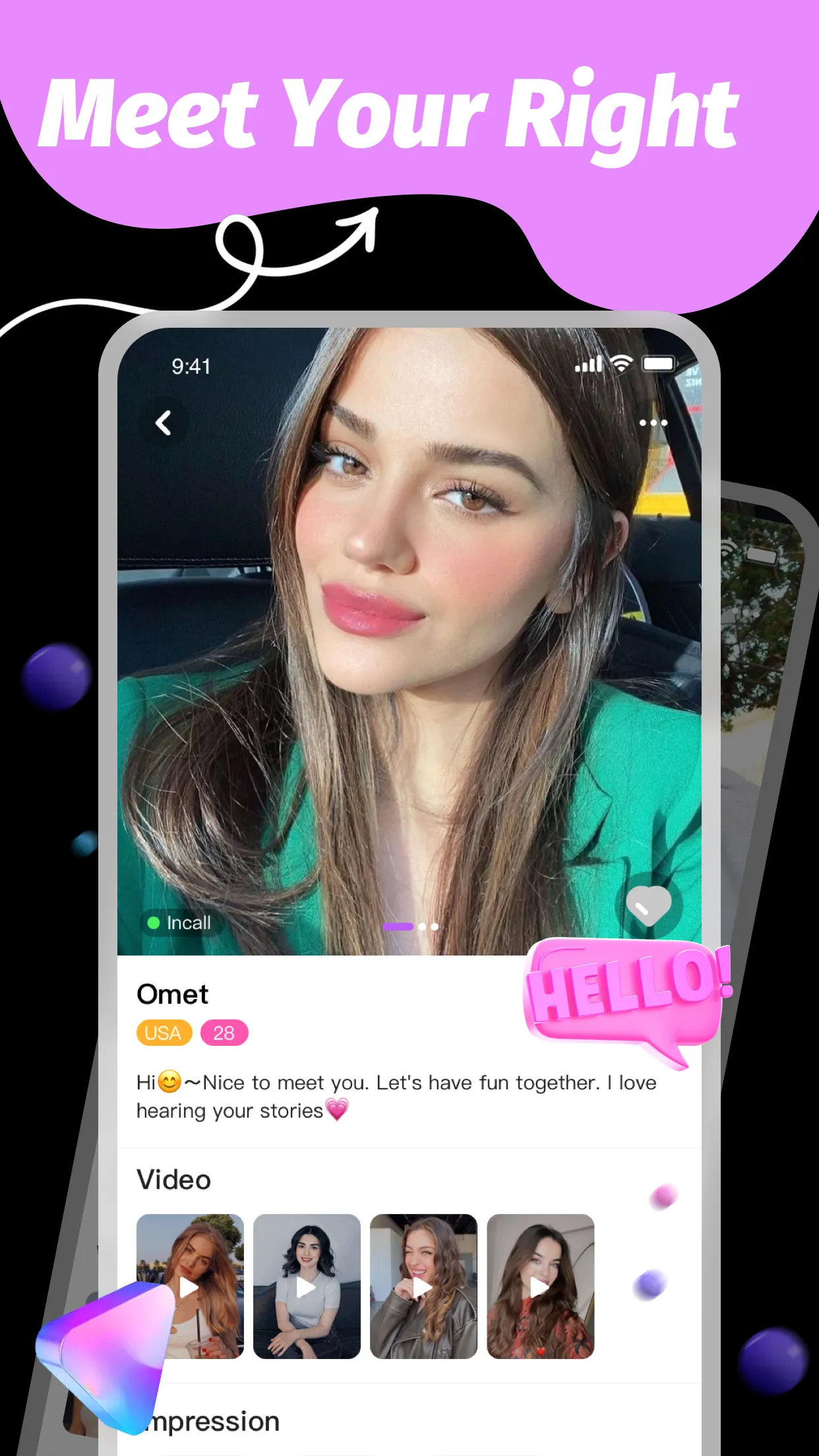 Omet -  Live Video Chat | Indus Appstore | Screenshot