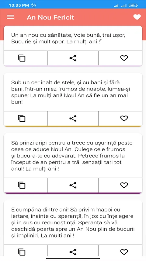 Anul Nou Mesaje 2024 | Indus Appstore | Screenshot