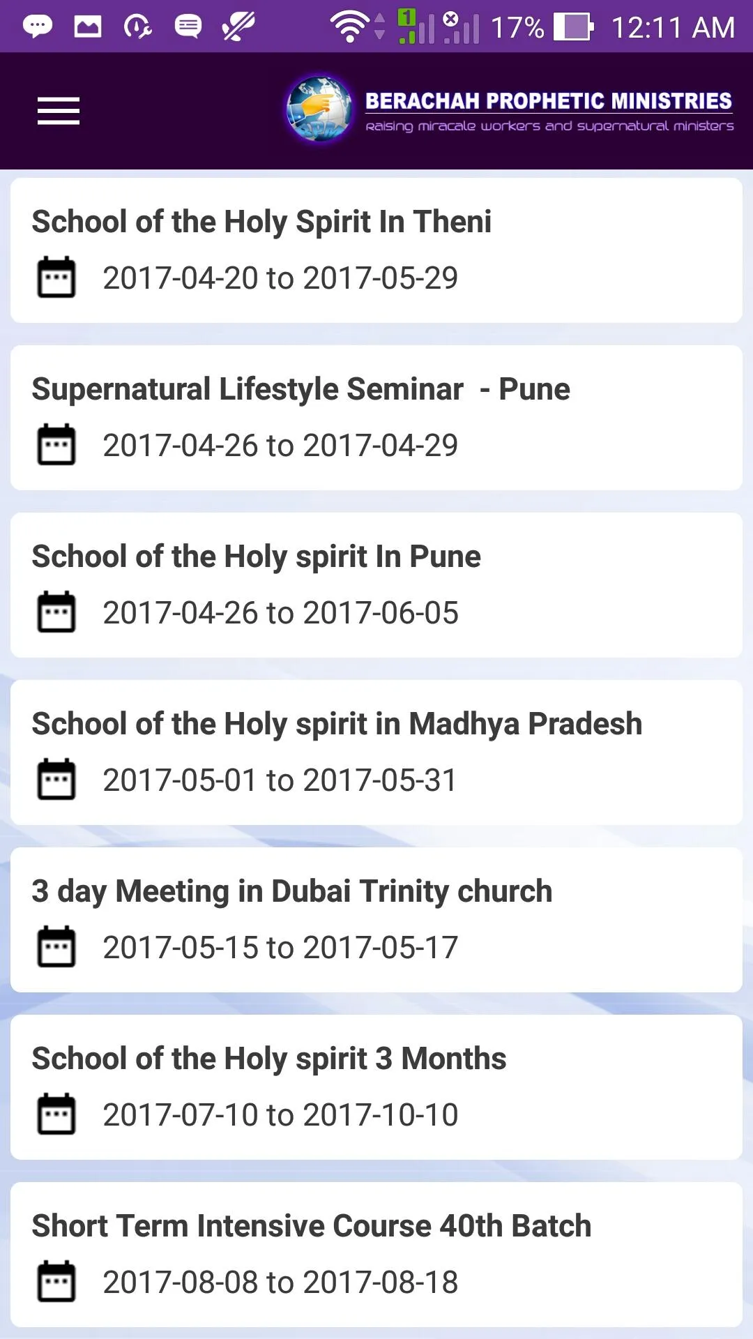 BERACHAH  PROPHETIC MINISTRIES | Indus Appstore | Screenshot