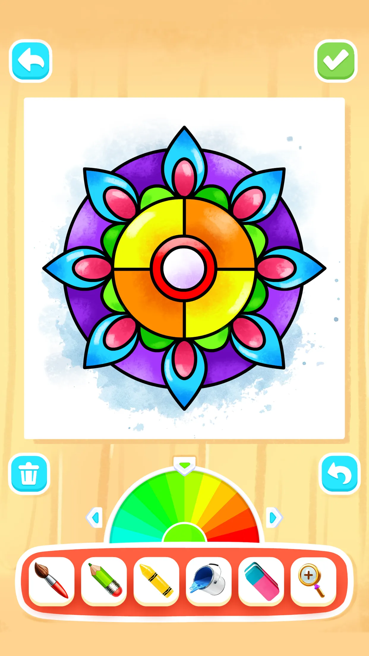 Coloring Mandala Games | Indus Appstore | Screenshot