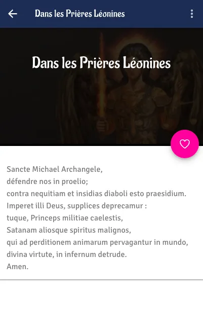 Prière a Saint Michel archange | Indus Appstore | Screenshot