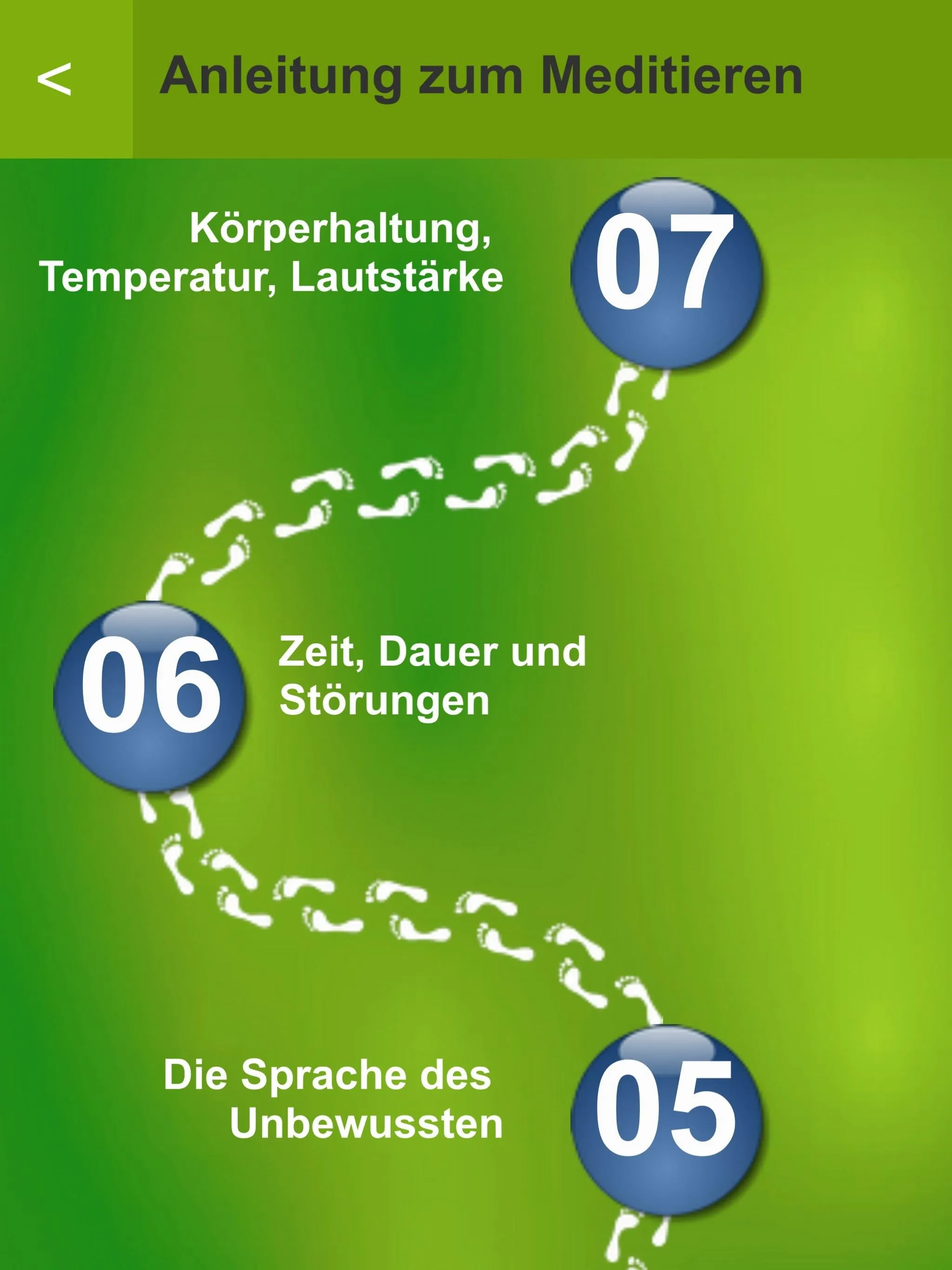 Geführte Meditationen deutsch | Indus Appstore | Screenshot