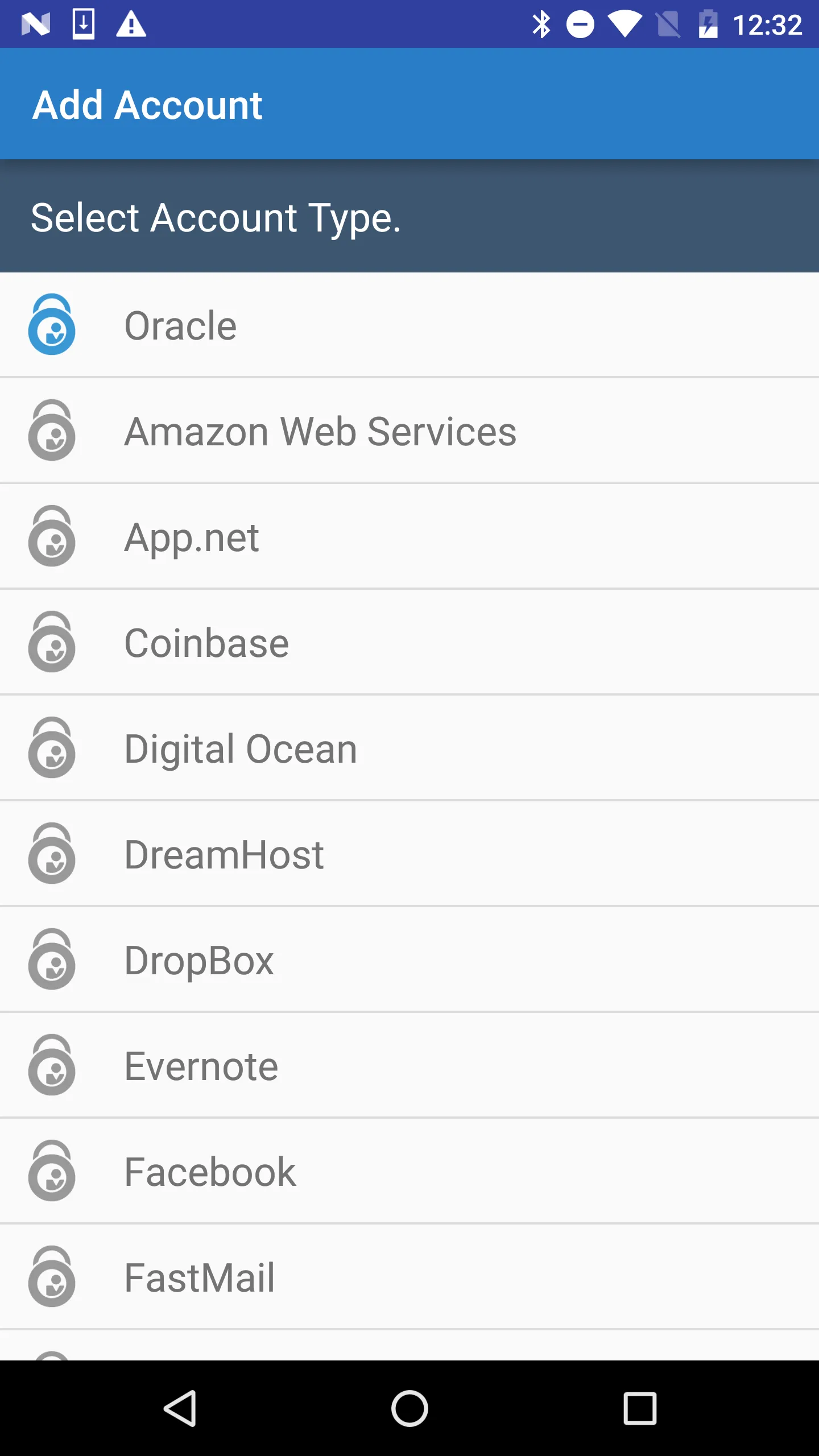 Oracle Mobile Authenticator | Indus Appstore | Screenshot