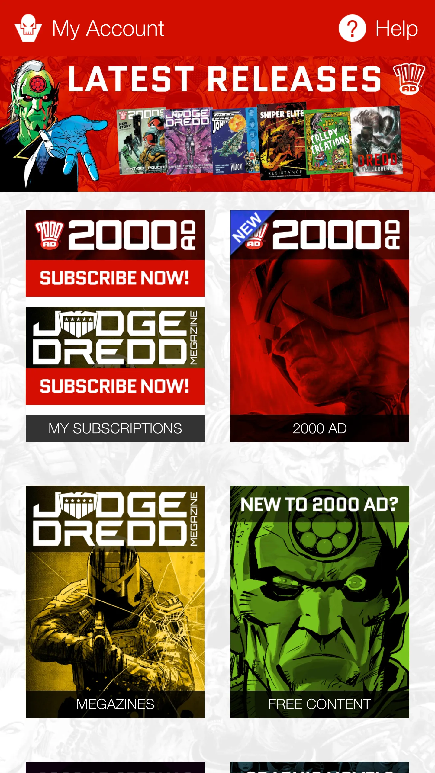 2000 AD Comics and Judge Dredd | Indus Appstore | Screenshot