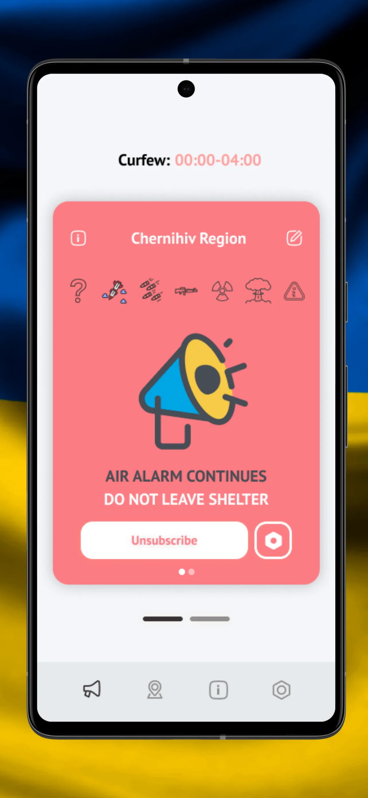 Air Alarm Ukraine | Indus Appstore | Screenshot