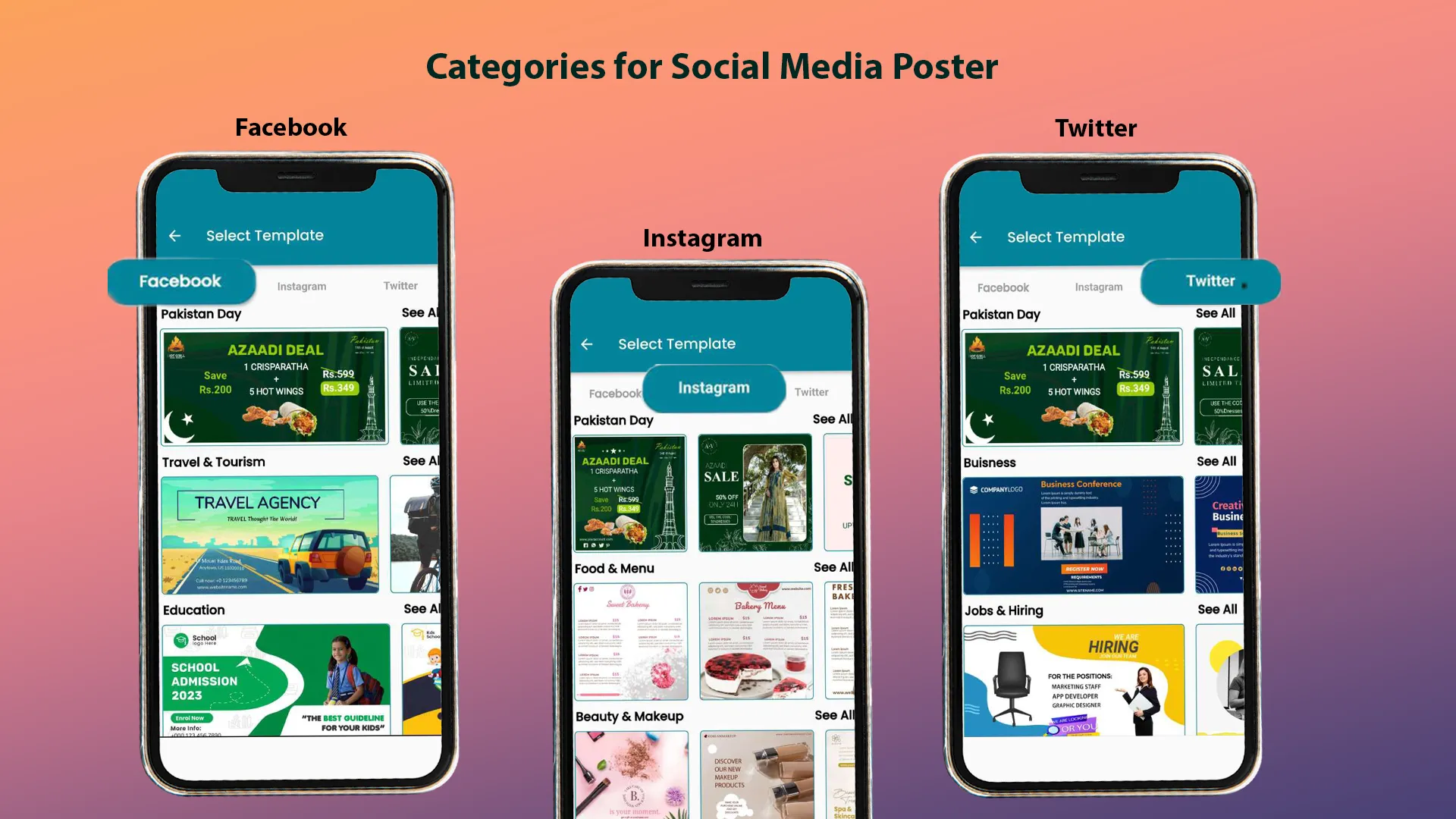 Online Poster Maker & Designer | Indus Appstore | Screenshot