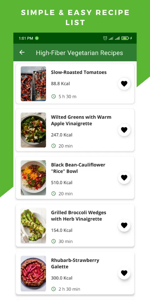 Healthy Vegetarian Recipes | Indus Appstore | Screenshot