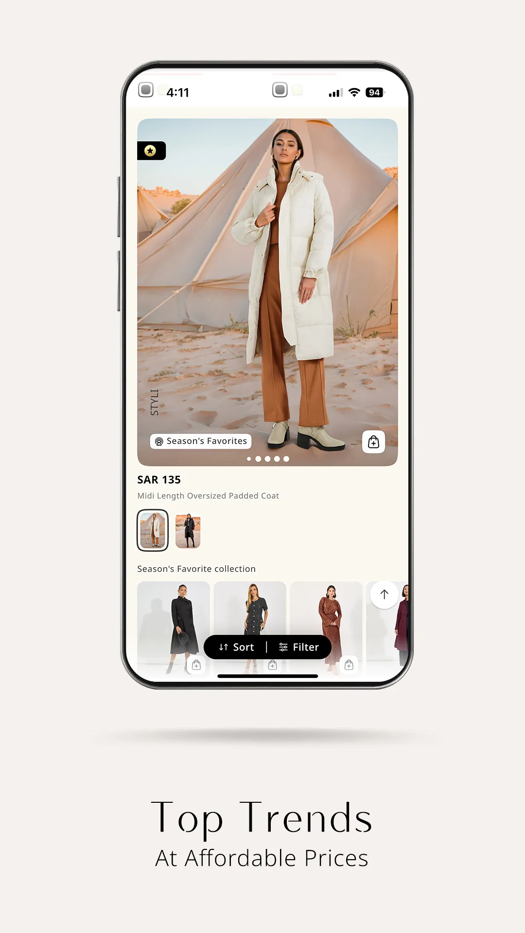 Styli- Online Fashion Shopping | Indus Appstore | Screenshot