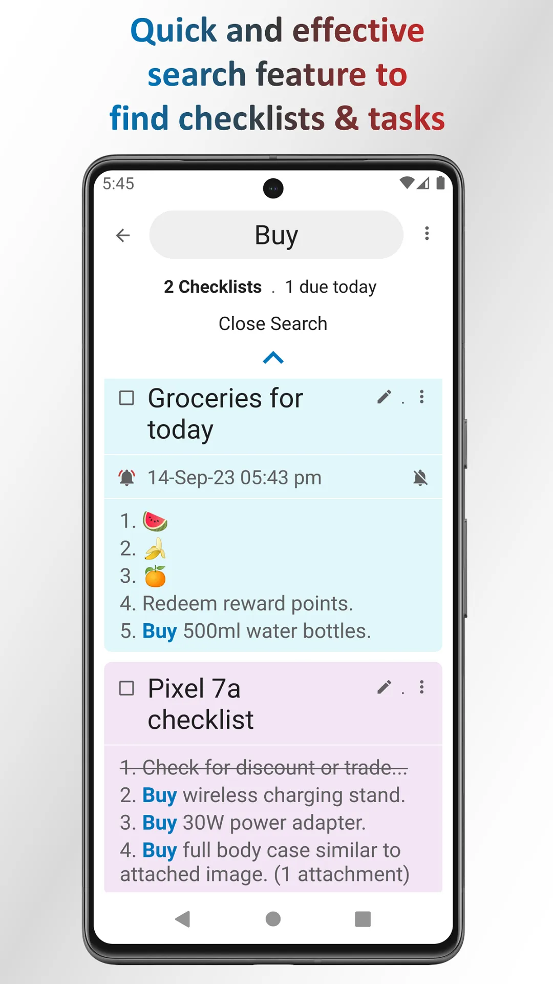 Checklist - Notes and Tasks | Indus Appstore | Screenshot