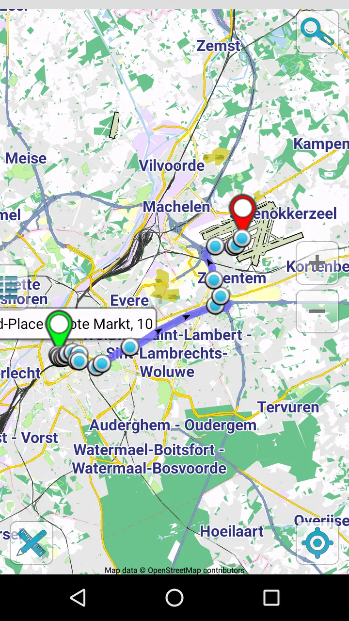 Map of Brussels offline | Indus Appstore | Screenshot