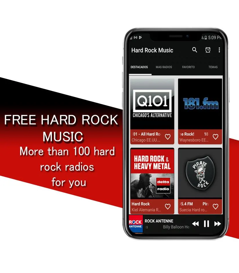 Hard Rock Music app | Indus Appstore | Screenshot