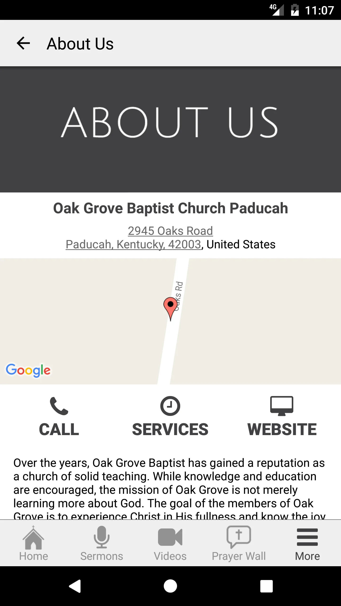 OGBC Paducah | Indus Appstore | Screenshot