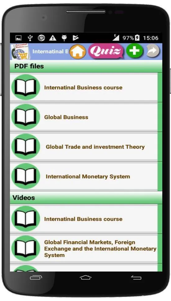 Internatinal Business course | Indus Appstore | Screenshot