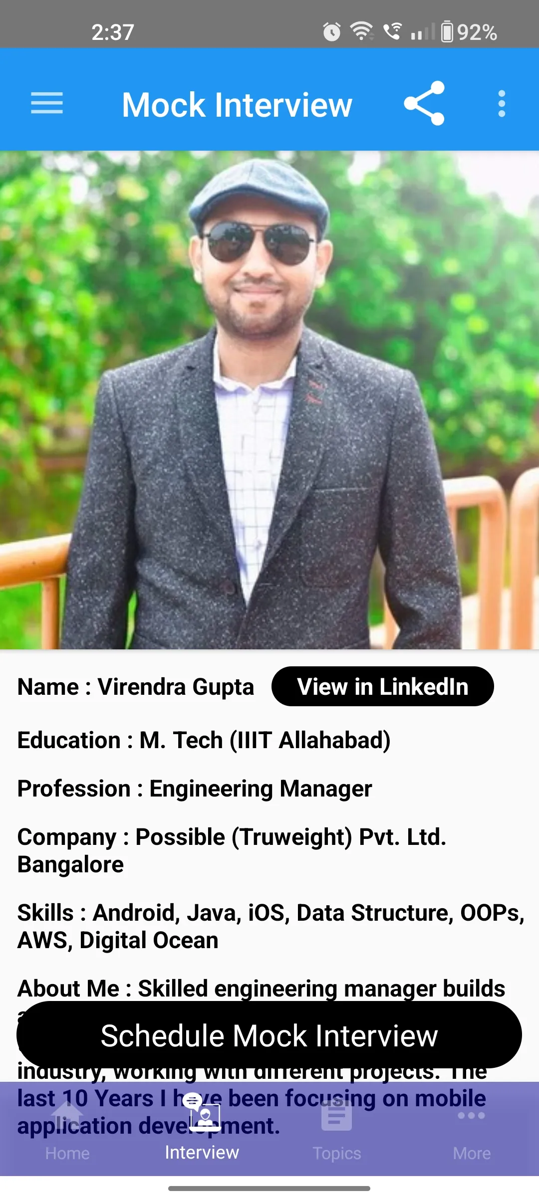 IT Interview Preparation App | Indus Appstore | Screenshot