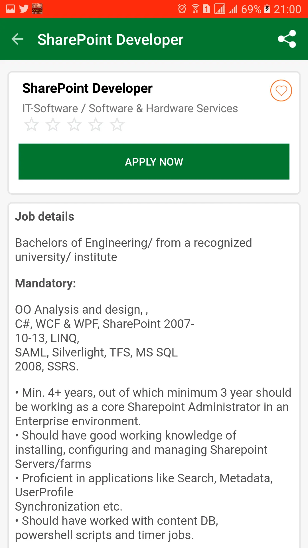 Jobs in Dubai - UAE Jobs | Indus Appstore | Screenshot