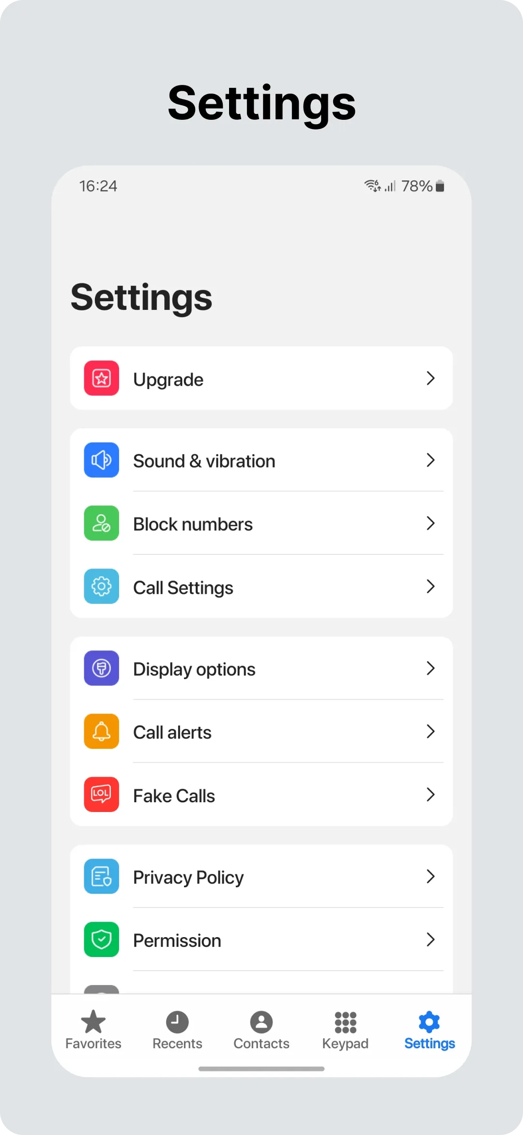 Phone - Dialer & iCall Screen | Indus Appstore | Screenshot